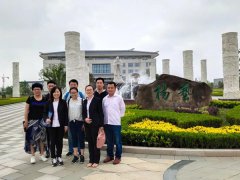 山东福寿园工程中心负责人丁兆芳等人考察太阳集团电子游戏